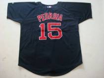 Boston Red Sox #15 Dustin Pedroia Stitched Dark Blue MLB Jersey Boston Red Sox #15 Dustin Pedroia Stitched Dark Blue MLB Jersey