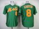 Mitchell And Ness 1985 New York Mets -8 Gary Carter Green Throwback Stitched MLB Jersey