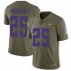 Nike Vikings -25 Latavius Murray Olive Stitched NFL Limited 2017 Salute to Service Jersey