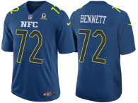2017 PRO BOWL NFC MICHAEL BENNETT BLUE GAME JERSEY