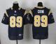 Nike St Louis Rams -89 Jared Cook Navy Blue Team Color Men's Stitched NFL Elite Jersey