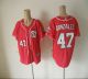 Washington Nationals #47 Gio Gonzalez Red Cool Base Stitched MLB Jersey