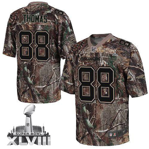 Nike Denver Broncos #88 Demaryius Thomas Camo Super Bowl XLVIII Men's Stitched NFL Realtree Elite Je