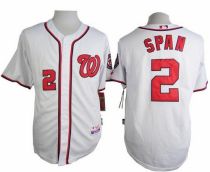 Washington Nationals #2 Denard Span White Cool Base Stitched MLB Jersey Washington Nationals #2 Denard Span White Cool Base Stitched MLB Jersey