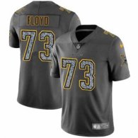Nike Vikings -73 Sharrif Floyd Gray Static Stitched NFL Vapor Untouchable Limited Jersey
