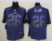 2013 NEW Nike Baltimore Ravens 26 Elam Drift Fashion Purple Elite Jerseys 2013 NEW Nike Baltimore Ravens 26 Elam Drift Fashion Purple Elite Jerseys