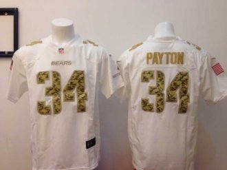 NEW Chicago Bears -34 Walter Payton White Jerseys(game USA)