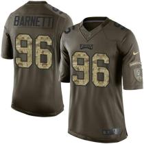 Nike Eagles -96 Derek Barnett Green Stitched NFL Limited Salute to Service Jersey Nike Eagles -96 Derek Barnett Green Stitched NFL Limited Salute to Service Jersey