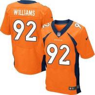 Nike Denver Broncos #92 Sylvester Williams Orange Team Color Men's Stitched NFL New Elite Jersey