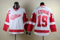 Detroit Red Wings -19 Steve Yzerman White Stitched NHL Jersey Detroit Red Wings -19 Steve Yzerman White Stitched NHL Jersey