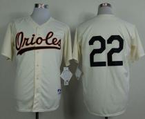 Baltimore Orioles #22 Jim Palmer Cream 1954 Turn Back The Clock Stitched MLB Jersey Baltimore Orioles #22 Jim Palmer Cream 1954 Turn Back The Clock Stitched MLB Jersey