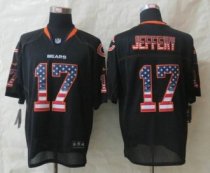 New Nike Chicago Bears -17 Alshon Jeffery USA Flag Fashion Black Elite Jerseys New Nike Chicago Bears -17 Alshon Jeffery USA Flag Fashion Black Elite Jerseys