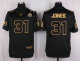 Nike Washington Redskins -31 Matt Jones Black Stitched NFL Elite Pro Line Gold Collection Jersey