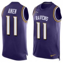 Nike Ravens -11 Kamar Aiken Purple Team Color Stitched NFL Limited Tank Top Jersey Nike Ravens -11 Kamar Aiken Purple Team Color Stitched NFL Limited Tank Top Jersey