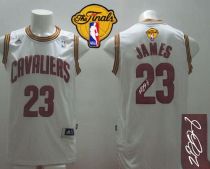 Revolution 30 Autographed Cleveland Cavaliers -23 LeBron James White Home The Finals Patch Stitched Revolution 30 Autographed Cleveland Cavaliers -23 LeBron James White Home The Finals Patch Stitched