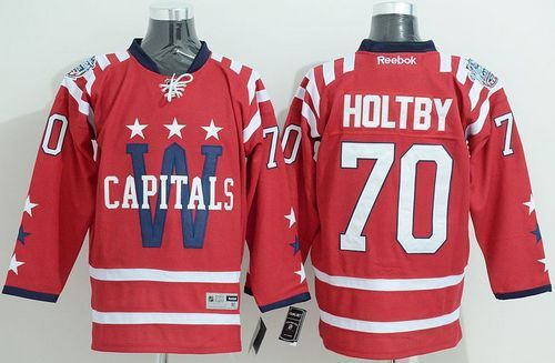 Washington Capitals -70 Braden Holtby 2015 Winter Classic Red Stitched NHL Jersey