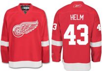 Detroit Red Wings -43 Darren Helm Red Stitched NHL Jersey Detroit Red Wings -43 Darren Helm Red Stitched NHL Jersey