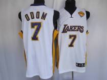 Los Angeles Lakers -7 Lamar Odom Stitched White Final Patch NBA Jersey Los Angeles Lakers -7 Lamar Odom Stitched White Final Patch NBA Jersey