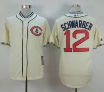 Chicago Cubs -12 Kyle Schwarber Cream 1929 Turn Back The Clock Stitched MLB Jersey Chicago Cubs -12 Kyle Schwarber Cream 1929 Turn Back The Clock Stitched MLB Jersey