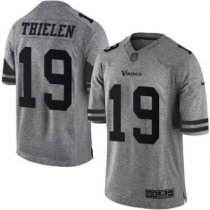 Nike Vikings -19 Adam Thielen Gray Stitched NFL Limited Gridiron Gray Jersey Nike Vikings -19 Adam Thielen Gray Stitched NFL Limited Gridiron Gray Jersey
