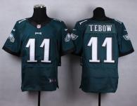 Nike Philadelphia Eagles #11 Tim Tebow Midnight Green Team Color Men's Stitched NFL New Elite Jersey