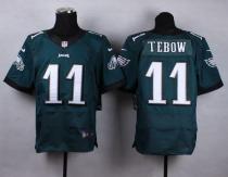Nike Philadelphia Eagles #11 Tim Tebow Midnight Green Team Color Men's Stitched NFL New Elite Jersey Nike Philadelphia Eagles #11 Tim Tebow Midnight Green Team Color Men's Stitched NFL New Elite Jersey