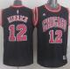 Revolution 30 Chicago Bulls -12 Kirk Hinrich Black Stitched NBA Jersey