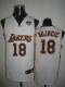 Los Angeles Lakers -18 Sasha Vujacic Stitched White Final Patch NBA Jersey