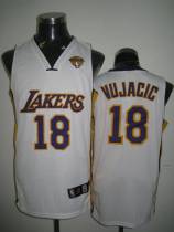Los Angeles Lakers -18 Sasha Vujacic Stitched White Final Patch NBA Jersey Los Angeles Lakers -18 Sasha Vujacic Stitched White Final Patch NBA Jersey