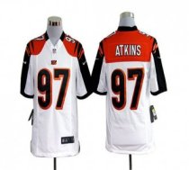 Nike Bengals -97 Geno Atkins White Stitched NFL Game Jersey Nike Bengals -97 Geno Atkins White Stitched NFL Game Jersey