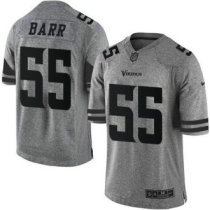 Nike Minnesota Vikings -55 Anthony Barr Gray Stitched NFL Limited Gridiron Gray Jersey Nike Minnesota Vikings -55 Anthony Barr Gray Stitched NFL Limited Gridiron Gray Jersey