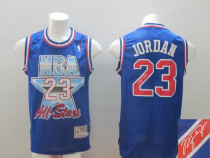 Autographed Chicago Bulls -23 Michael Jordan Blue 1992 All Star Stitched NBA Jersey Autographed Chicago Bulls -23 Michael Jordan Blue 1992 All Star Stitched NBA Jersey