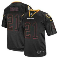 Nike Redskins -21 Sean Taylor Lights Out Black Stitched NFL Elite Jersey