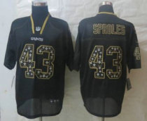 2013 NEW Nike New Orleans Saints 43 Sproles Lights Out Black Elite Jerseys