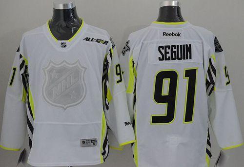 Dallas Stars -91 Tyler Seguin White 2015 All Star Stitched NHL Jersey