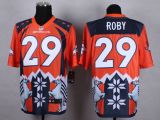 Nike Denver Broncos #29 Bradley Roby Orange Men's Stitched NFL Elite Noble Fashion Jersey