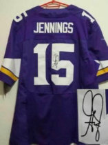 2013 New Minnesota Vikings -15 Greg Jennings Purple Jerseys(Signed Elite) 2013 New Minnesota Vikings -15 Greg Jennings Purple Jerseys(Signed Elite)