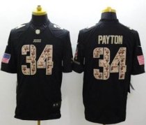 Nike Chicago Bears -34 Walter Payton Black NFL Limited Salute to Service jersey Nike Chicago Bears -34 Walter Payton Black NFL Limited Salute to Service jersey