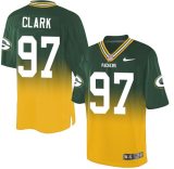 Nike Packers -97 Kenny Clark Green Gold Stitched NFL Elite Fadeaway Fashion Jersey