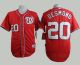 Washington Nationals #20 Ian Desmond Red Cool Base Stitched MLB Jersey