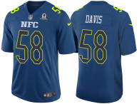 2017 PRO BOWL NFC THOMAS DAVIS BLUE GAME JERSEY
