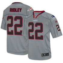 Nike Patriots -22 Stevan Ridley Lights Out Grey Stitched NFL Elite Jersey Nike Patriots -22 Stevan Ridley Lights Out Grey Stitched NFL Elite Jersey