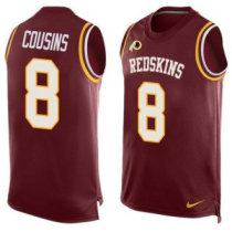 Nike Redskins -8 Kirk Cousins Burgundy Red Team Color Stitched NFL Limited Tank Top Jersey Nike Redskins -8 Kirk Cousins Burgundy Red Team Color Stitched NFL Limited Tank Top Jersey