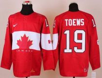 Olympic 2014 CA 19 Jonathan Toews Red Stitched NHL Jersey Olympic 2014 CA 19 Jonathan Toews Red Stitched NHL Jersey