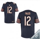 Nike Chicago Bears -12 Blue Fales Elite Jersey