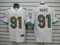 Nike Dolphins -91 Cameron Wake White Stitched NFL Elite Jersey Nike Dolphins -91 Cameron Wake White Stitched NFL Elite Jersey