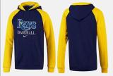 Tampa Bay Rays Pullover Hoodie Dark Blue Yellow
