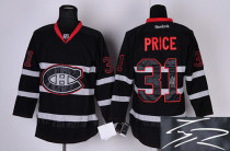 Autographed Montreal Canadiens -31 Carey Price Black Ice Stitched NHL Jersey Autographed Montreal Canadiens -31 Carey Price Black Ice Stitched NHL Jersey