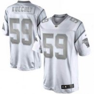 Nike Carolina Panthers -59 Luke Kuechly Silver Grey