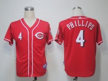 Cincinnati Reds -4 Brandon Phillips Red Cool Base Stitched MLB Jersey Cincinnati Reds -4 Brandon Phillips Red Cool Base Stitched MLB Jersey